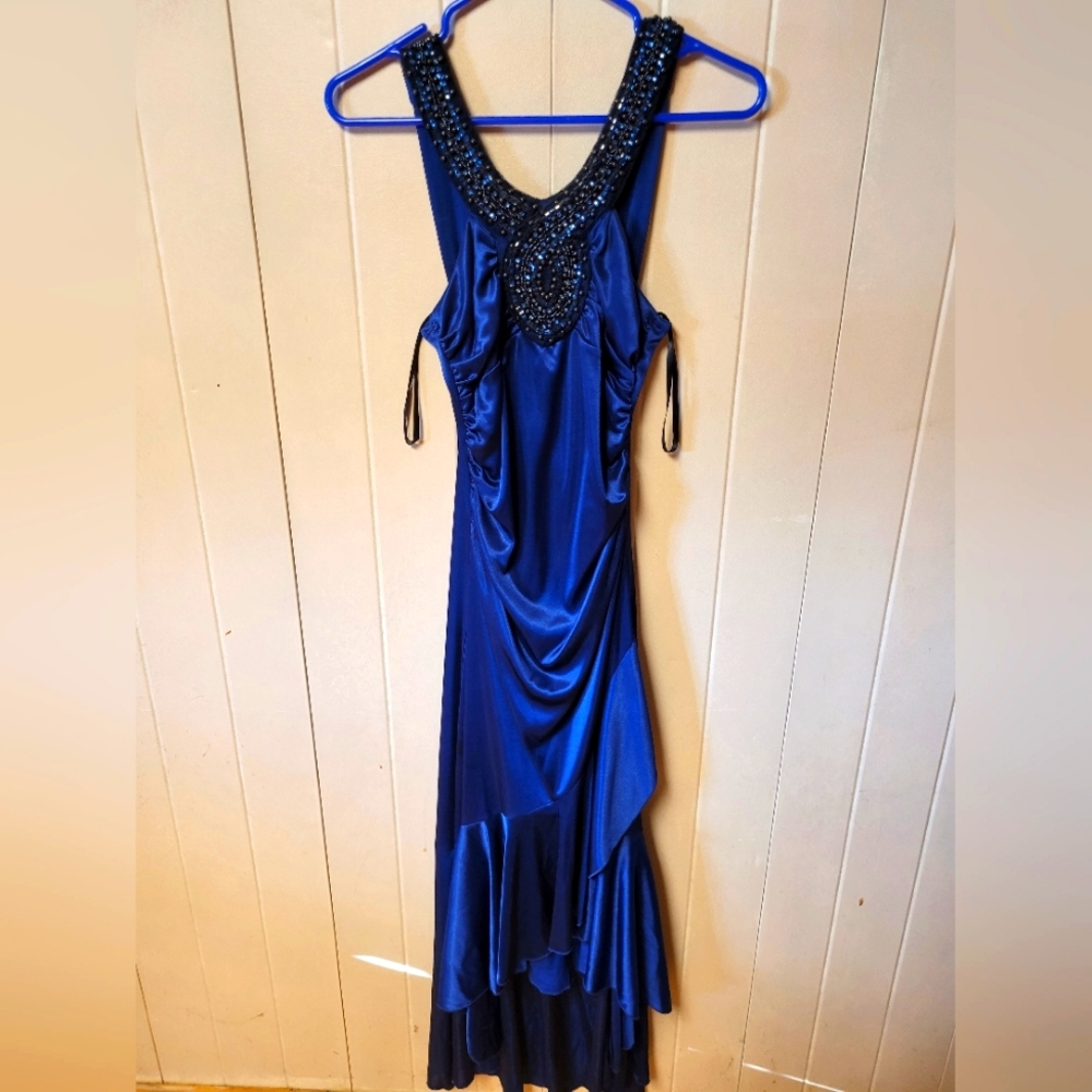 Royal blue prom dress